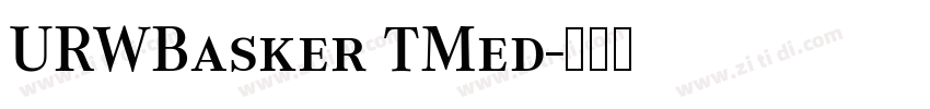 URWBasker TMed字体转换 URWBasker TMed字体转换